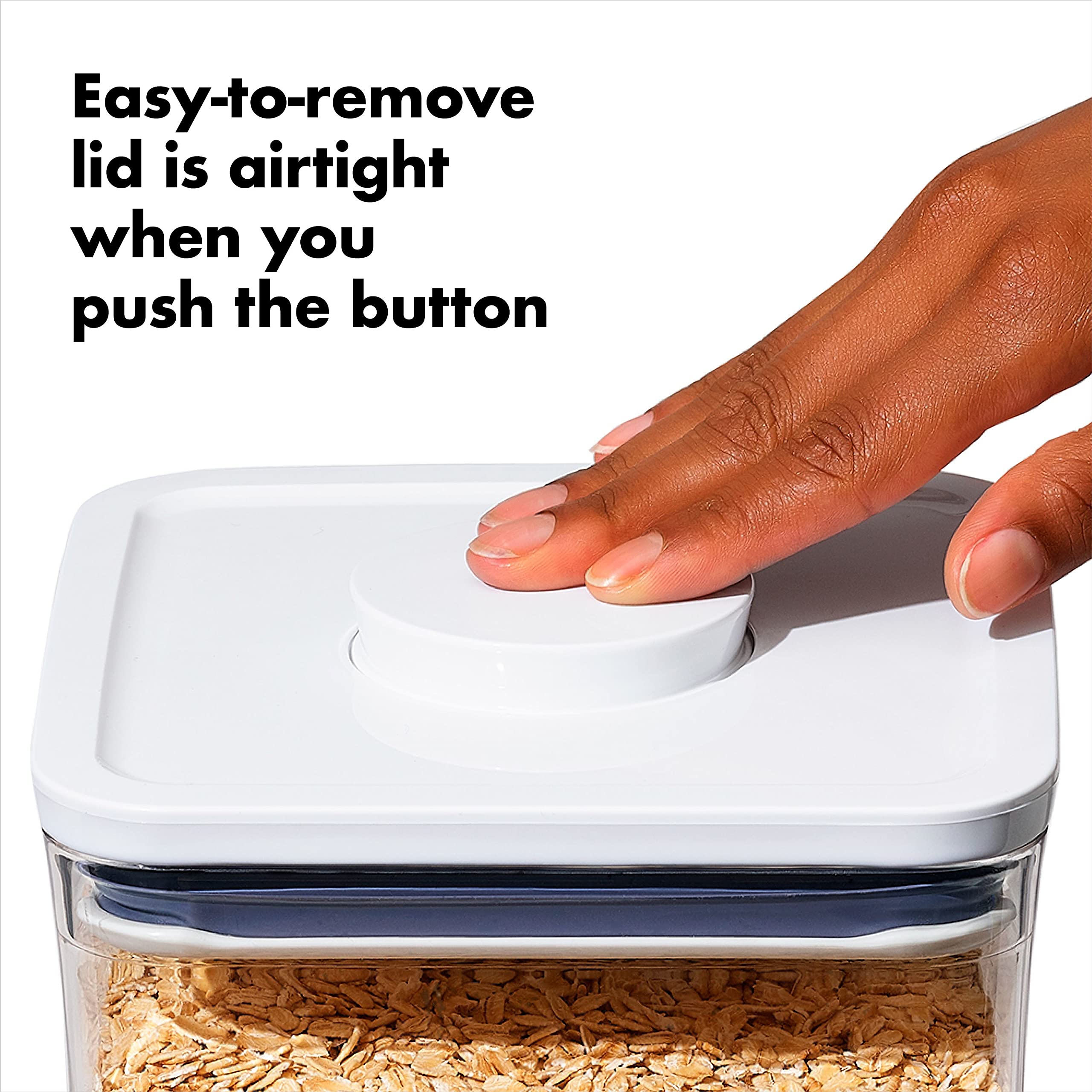 OXO Good Grips 8-Piece Prelabeled Baking POP Container Set